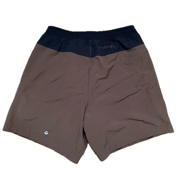 Birddogs Classic Shorts grey gray navy pockets zipper medium athletic athleisure - Picture 2 of 10